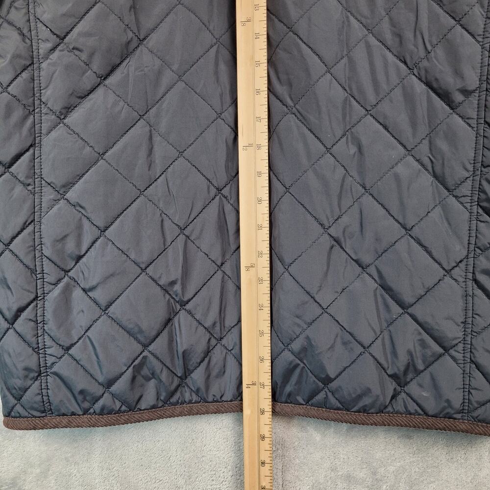 Cole Haan Men’s Small Quilted Field Jacket Herringbone Elbow Patch Heritage - Picture 7 of 10